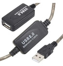 Cabo Extensor USB 2.0 15 Metros AM AF para Webcam Impressora e PC