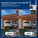 Câmera de Segurança Wi-Fi ICSee com Visão Noturna Monitoramento pelo Celular